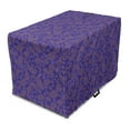 thumbnail image 1 of Paisley Dog Crate Cover, Oriental Persian Culture Style Ethnic Leaves Motif in Ornamental Effects, Easy to Use Pet Kennel Cover Small Dogs Puppies Kittens, 7 Sizes, Blue Violet Purple, by Ambesonne, 1 of 6