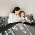 thumbnail image 5 of Homewish Silver Splash Glitter Full Size Comforter Sets 3-Piece for Kids Children Teens,Bling Crystal Bedding Comforter Set,Leopard Print Lightweight Bedding Sets,Lightweight Room Decor,Reversible, 5 of 8