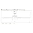 thumbnail image 3 of Ashford Brushed Nickel Ceiling Fan with Dual LED Light Kits and Remote, 3 of 12