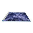 thumbnail image 2 of Ahgly Company Machine Washable Indoor Rectangle Oriental Blue Industrial Area Rugs, 8' x 10', 2 of 4