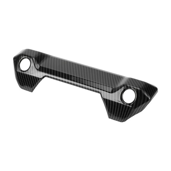 Unique Bargains 1 Pc Trunk Rear Door Handle Bowl Cover Trims for Toyota Tundra 2022-2024 Tailgate Handle Bowl Cover Exterior Trim Carbon Fiber Pattern ABS Black