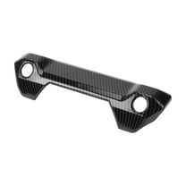 Unique Bargains 1 Pc Trunk Rear Door Handle Bowl Cover Trims for Toyota Tundra 2022-2024 Tailgate Handle Bowl Cover Exterior Trim Carbon Fiber Pattern ABS Black