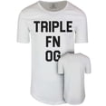 thumbnail image 2 of ShirtBANC Dropcut Graphic Shirt Triple OG Tee Motivational Mens Long Shirt, 2 of 6