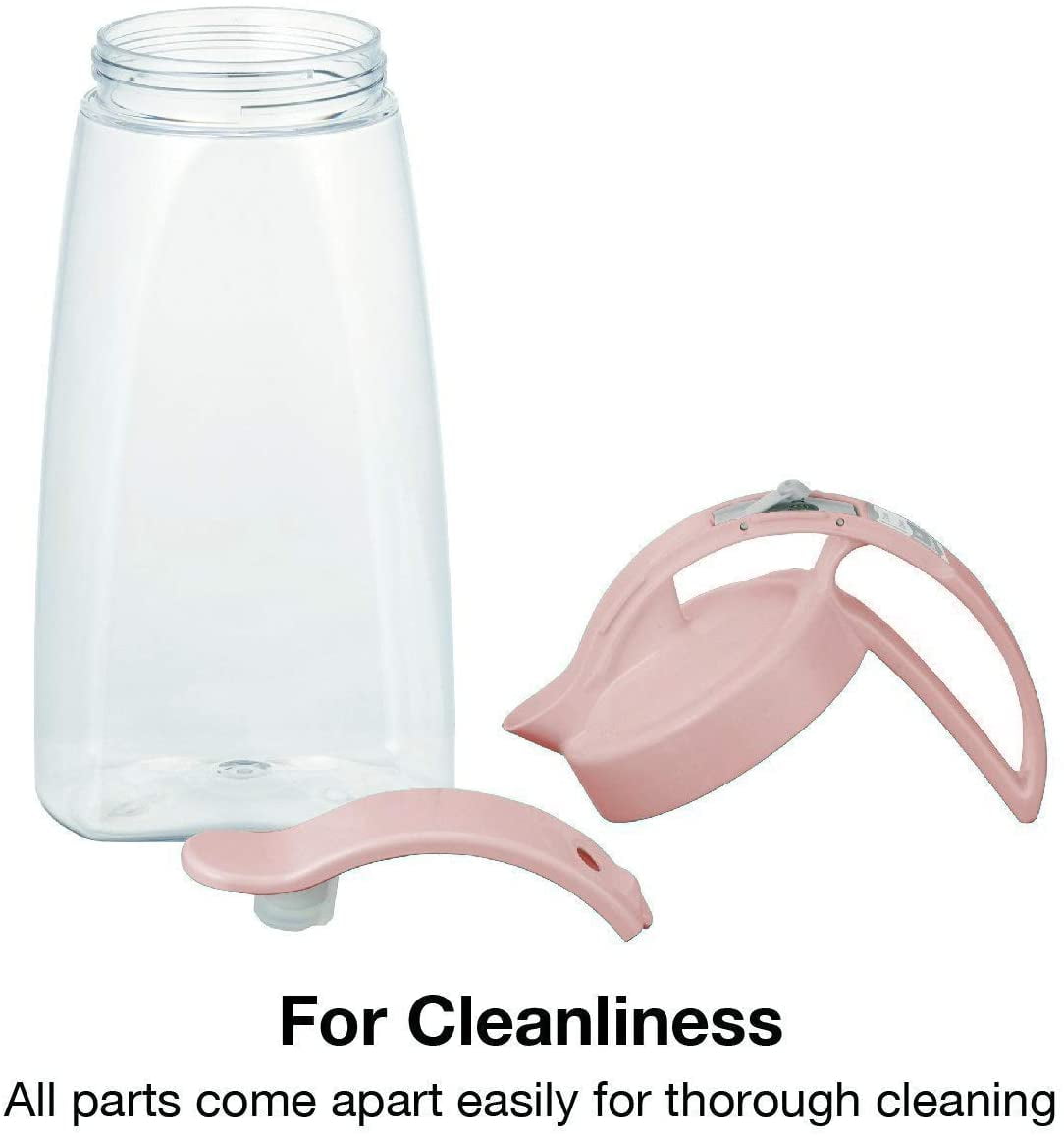 Lustroware Pitcher Set, 2-Pack Airtight BPA-Free Plastic, Dishwasher Safe, 2.3QT Each – Pink & Turquoise