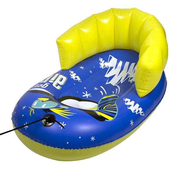 Aqua Leisure Pipeline Sno 33" Inflatable Snowpal Penguin Pull Sled