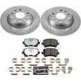 thumbnail image 3 of PowerStop Rear Z26 Street Warrior Carbon-Fiber Ceramic Brake Pad and Drilled and Slotted Rotor Kit Fits: VOLKSWAGEN Select Models K5662-26, 3 of 9