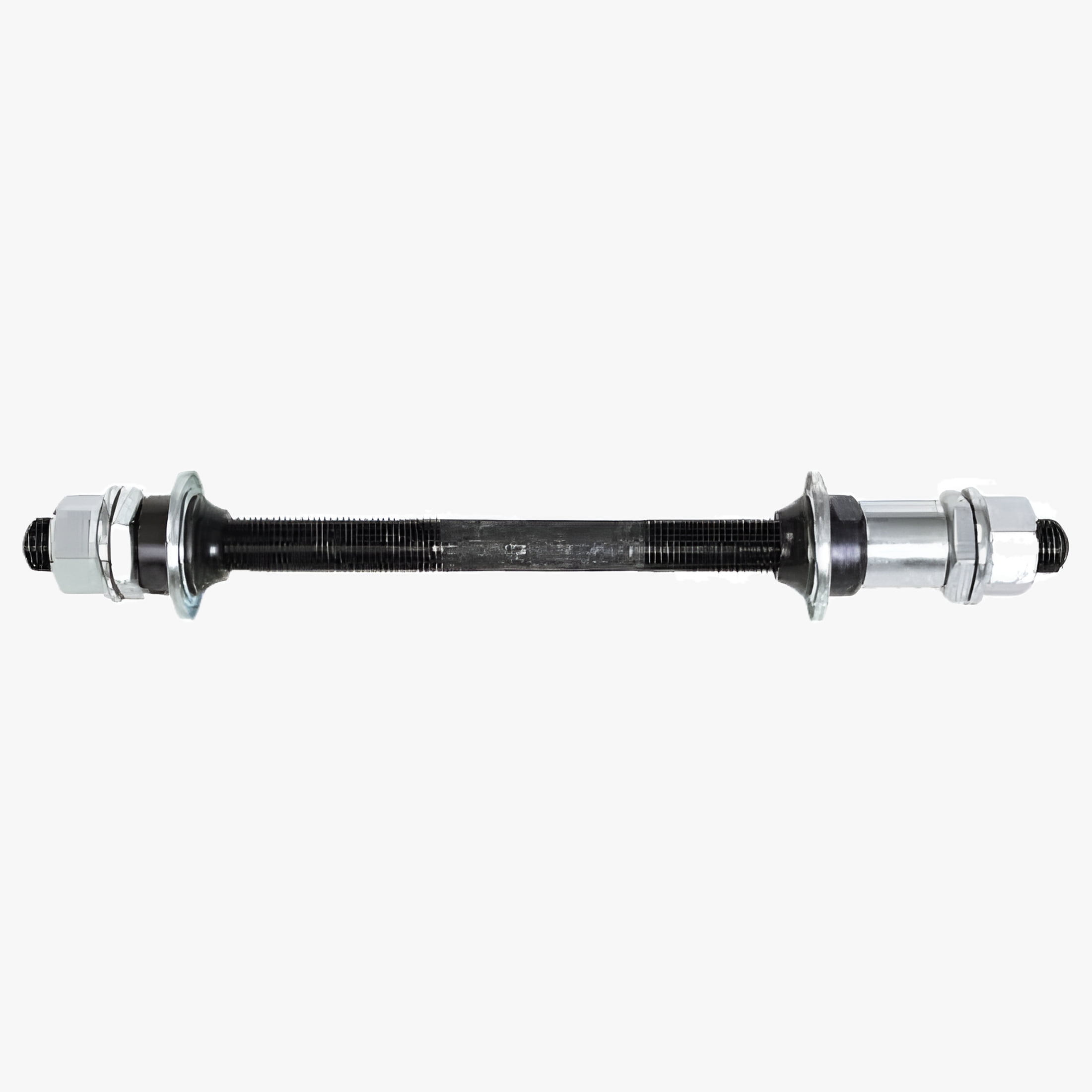 Bicycle Hub Axle Quick Release Front And Rear Alloy Complete Black Finish Quick-Release Axle