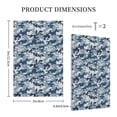thumbnail image 3 of DouZhe 1-Gang Blank Wallplate, Geometric Blue Camouflage Decorative Wall Plates, 3 of 7