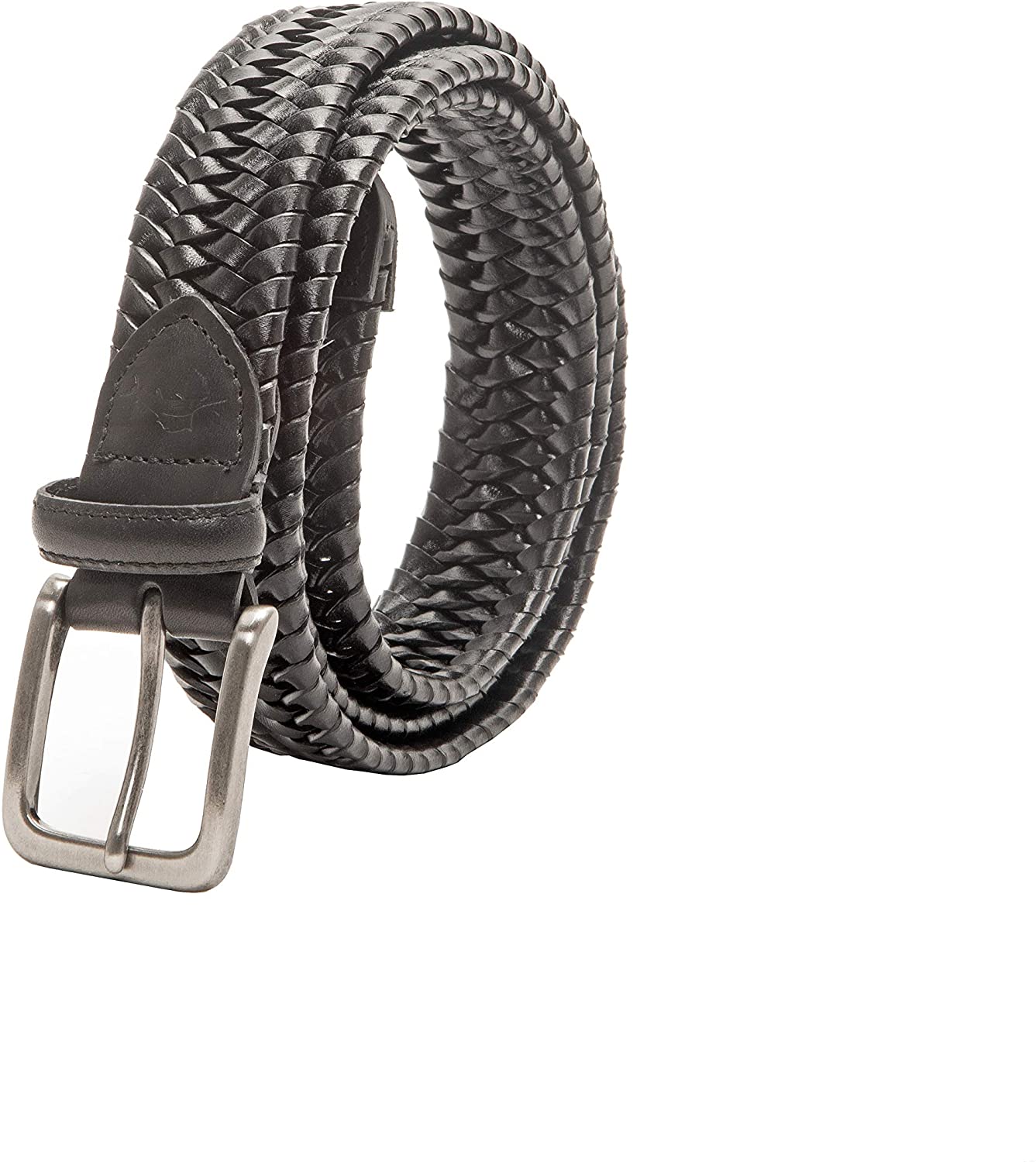 Tommy Bahama Men's 100 Leather Belt, Black Braid, Large (3840