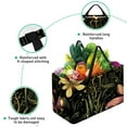 thumbnail image 3 of Fireflies Large Capacity Reusable Oxford Cloth Grocery Basket - Foldable Shopping Bag for Picnics & Shopping, 3 of 7