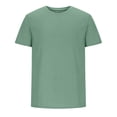 thumbnail image 4 of IROINNID Men's Casual Daily Solid Color Short Sleeve Comfy T-Shirts, 4 of 8