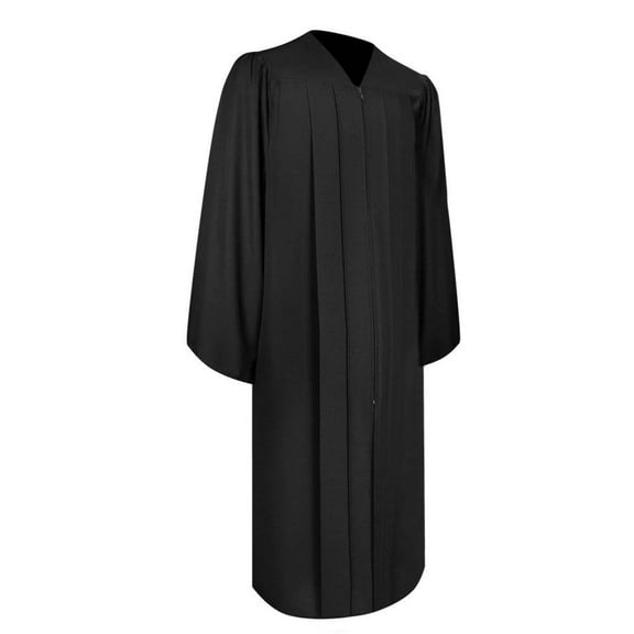 Endea Graduation Matte Black Graduation Gown