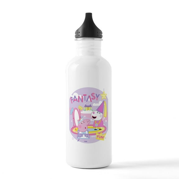 CafePress - Peppa Pig: Fantasy And Fun! - Stainless Steel Water Bottle, Sports Bottle, 1.0L