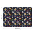 thumbnail image 5 of Navy Mexican Skull Pattern Flannel Non Slip Door Rugs,Washable Door Mats Indoor,Decorative Door Mats,Dirt-Resistant and Absorbent Doormat for Entrance,Bedroom,Kitchen,Bathroom,23.5x16in(60x40cm), 5 of 5