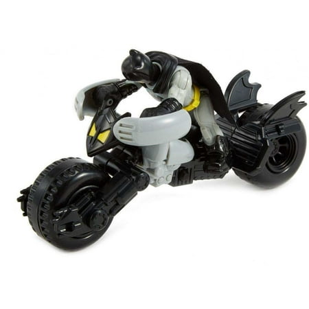 Imaginext DC Super Friends Batman Figure & Batcycle Vehicle