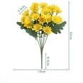 thumbnail image 2 of Artificial Chamomile Silk Flower Bouquet for Wedding, Home, and Office Décor – Long Stem Fake Flowers with Chrysanthemum and Orchid for Vases, Centerpieces, and Arrangements, 2 of 8