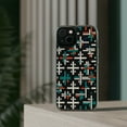 thumbnail image 3 of DistinctInk Hybrid (Acrylic / TPU) Clear Slim Fit Case for Apple iPhone 14 (6.1" Screen) - "Vibrant Christian Crosses in Bold Patterns", 3 of 8