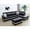Black Leather, variant on Ainehome Modern Sectional Sofa Set,3PC L-Shaped Living Room Couches,Dark Grey Leather