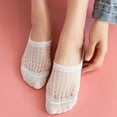 thumbnail image 6 of Happy Date Liner Socks Women's Low Cut Cotton Nylon Boat Invisible Hidden Socks Non-Slip for Flats, 6 of 9