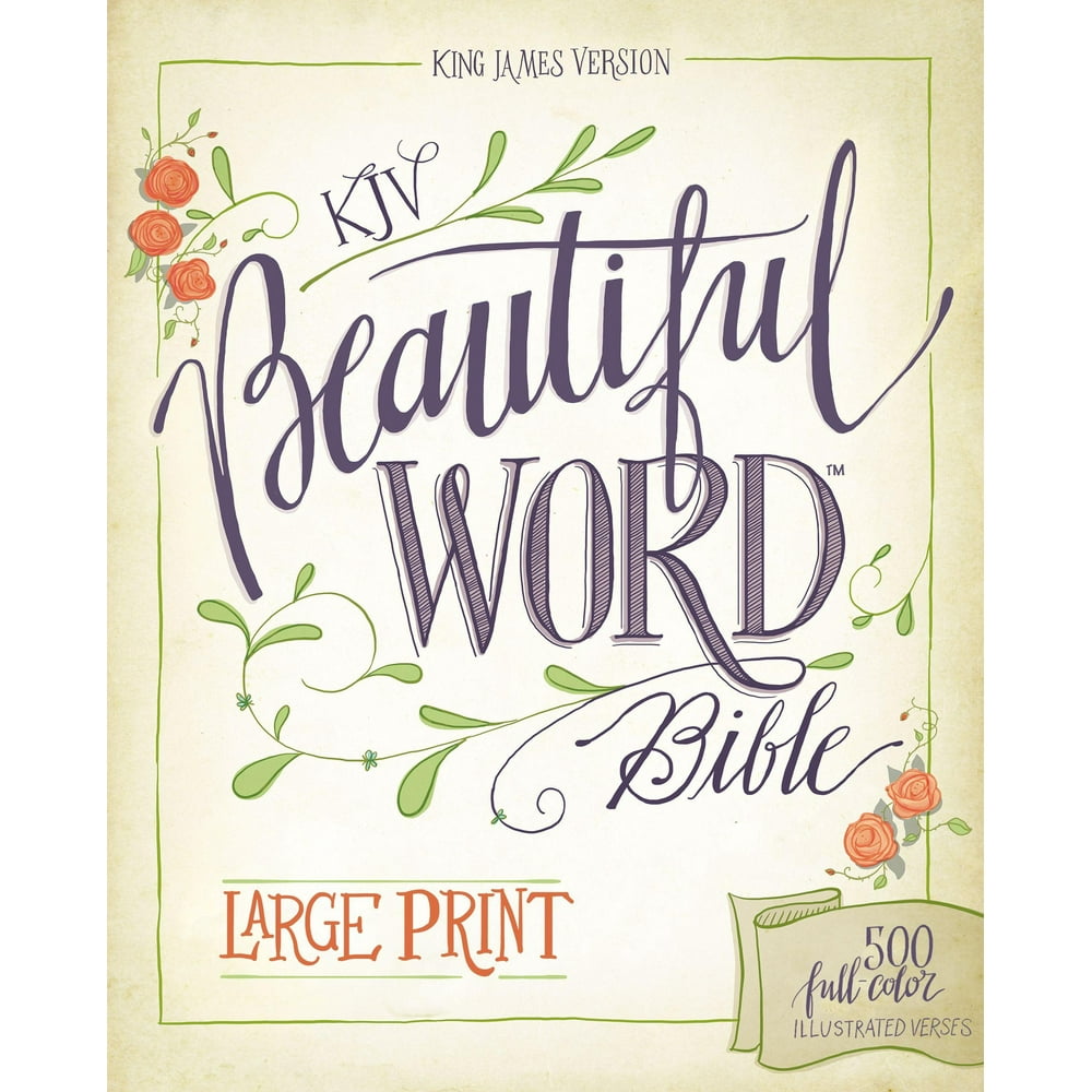 Beautiful Word KJV, Beautiful Word Bible, Large Print, Hardcover, Red