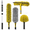 Yellow-20 FT (5-in-1), variant on Cobweb Duster 12 FT Yellow Telescoping Pole for Ceiling Wall