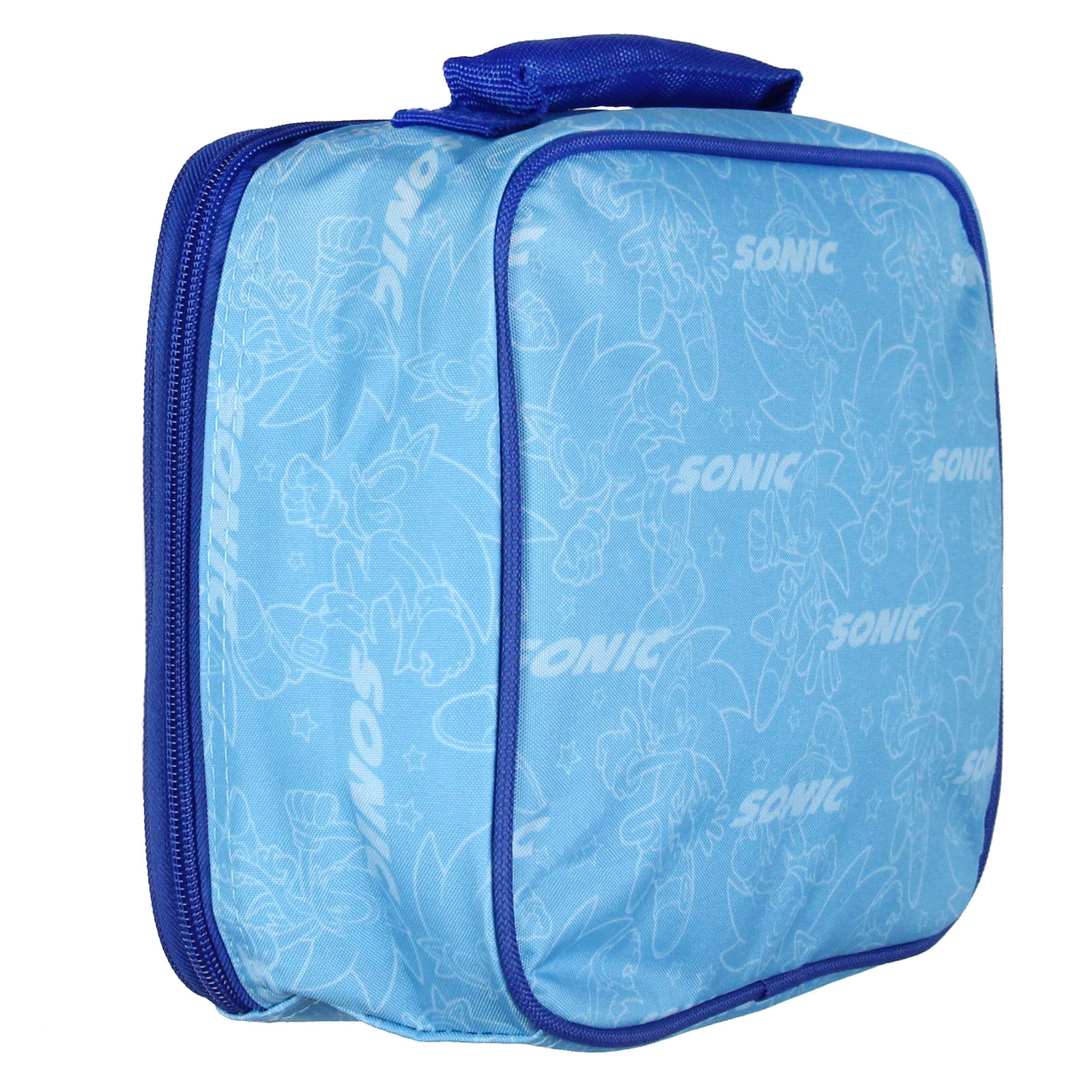 Sonic The Hedgehog Lunch Box Kickin' It Insulated Kids Lunch Bag Tote For Hot And Cold Food, Drinks, And Snacks 10"