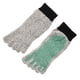 thumbnail image 5 of Calcetines con 5 dedos de separación Qarigey para Yoga Senderismo Correr Escalada Gris verde, 5 of 6