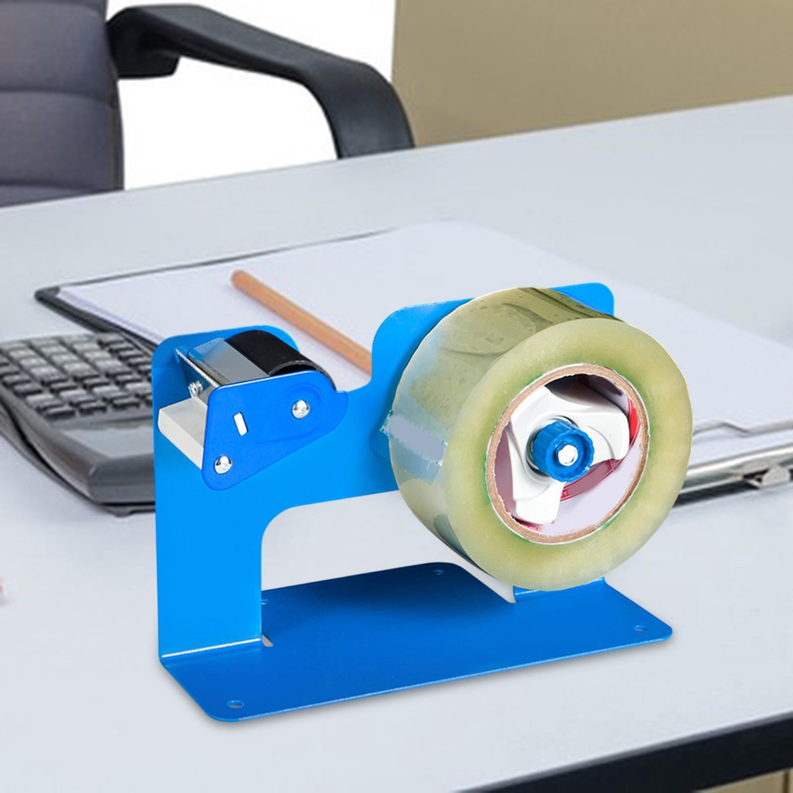 MAGIDEAL Large Desktop Tape Dispenser Blue Efficient for Commercial Use Gift Wrapping