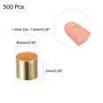 thumbnail image 2 of Uxcell 500 Pack 2x2mm Crimp Tube Beads Making Crimp End Spacer Bead, Champagne, 2 of 5