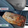 thumbnail image 4 of Yuyamidu Horse Car Center Console Cover Car Accessories Orange Flower Auto Center Console Cushion Pad for Most Vehicles Winter Warm Car Arm Rest Cover Pad, 4 of 7