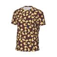 thumbnail image 6 of Wukai Cute Small Farm Birds Print Men's Short-Sleeved Mesh T-Shirt,Quick-Dry Short Sleeve Workout T-Shirt-6X-Large, 6 of 8