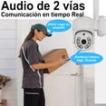 thumbnail image 4 of Cámara de Seguridad Exterior Zinker WiFi 5MP Ultra HD 2592 x 1944 PTZ, 4 of 5