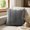 Dark Gray,DG, variant on Soft Pile Fabric Pillow Cover 45cm, Streamlined Solid Color Cushion Case, Angular Sofa Pillowcase for Home and Living Room