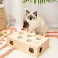 thumbnail image 2 of Mewoofun Interactive Solid Wood Cat Toy with Catnip for Indoor Cats and Kittens, 2 of 7