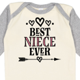 thumbnail image 4 of Inktastic Best Niece Ever from Aunt Girls Long Sleeve Baby Bodysuit, 4 of 5