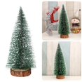 thumbnail image 4 of sunsanly Mini Christmas Tree Artificial Snow-Flocked Xmas Tree with Pine Needle Festive Home Office Decoration for Christmas Tabletop Display, 4 of 8