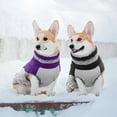 thumbnail image 6 of QBLEEV Warm Dog Winter Coat Cold Weather Jacket Windproof Reflective Turtleneck Dog Vest with Plush Neckline D-Ring for Leash Thick Fleece Lining Outdoor Pet Apparel, 6 of 9