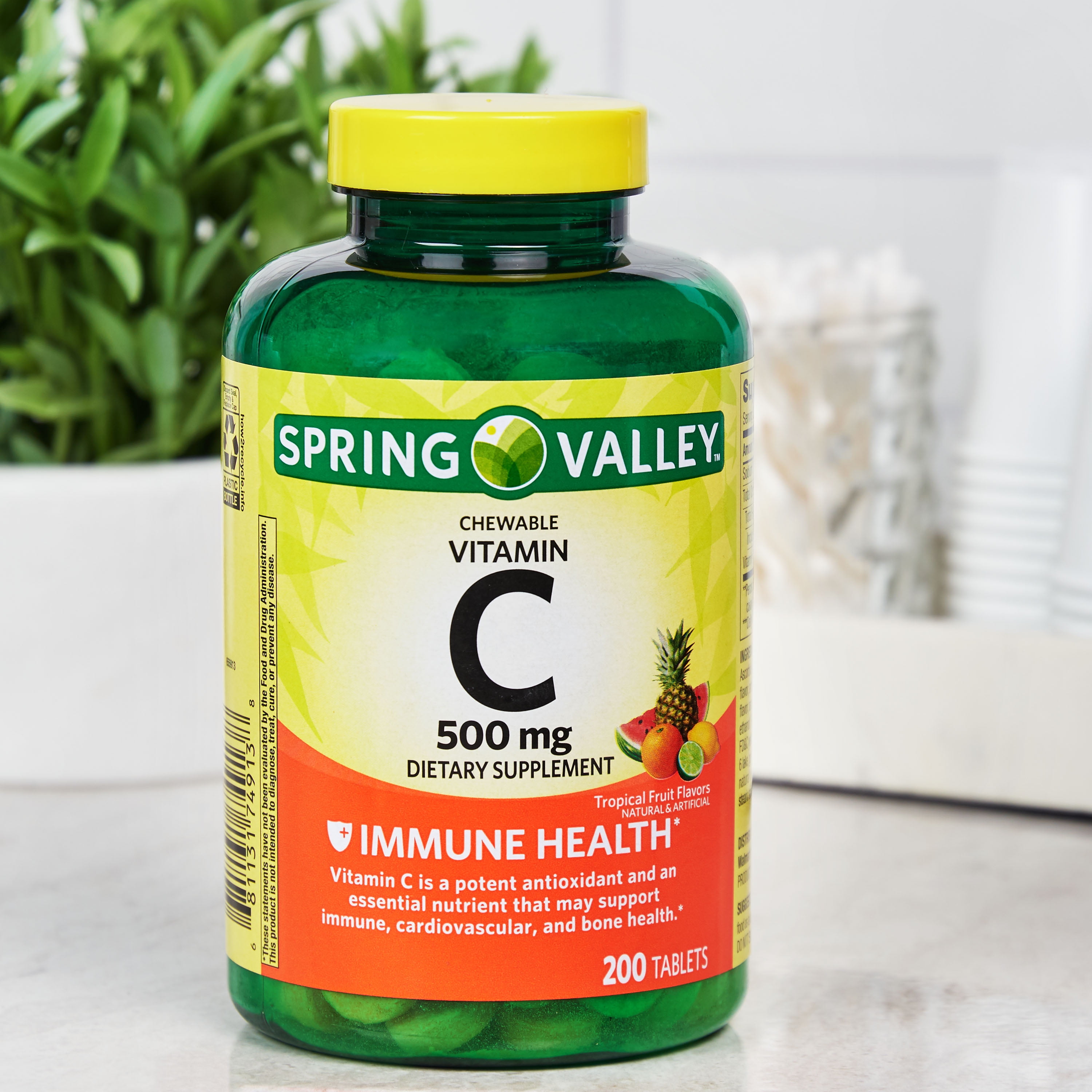 Spring Valley Chewable Vitamin C Tropical Fruit Flavors Dietary Supplement 500 Mg 0 Count Walmart Com Walmart Com Spring Valley Chewable Vitamin C Tropical Fruit Flavors Dietary Supplement 500 Mg 0 Count Walmart Com Walmart Com