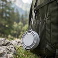 thumbnail image 4 of Silicone Collapsible Travel Cup Foldable Portable Water Cup with Dustproof Lid BPA-Free Reusable Camping Picnic Hiking Office Travel Cup,Gray, 4 of 5