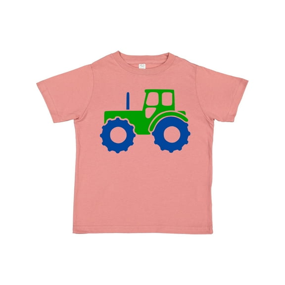 Inktastic Cute Green Tractor Boys or Girls Toddler T-Shirt