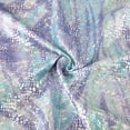 thumbnail image 5 of KHONTS Women's 60s 70s Hippie Disco Dress Retro Disco Outfit Sequin Floral Dresses Light Blue L, 5 of 5