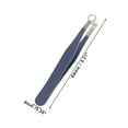 thumbnail image 3 of Unique Bargains 1 Set Round Head Nose Hair Tweezers Nose Hair Trimming Tweezers Blue 3.31"x0.35" Eyebrow Clippers, 3 of 5