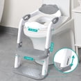 thumbnail image 2 of Asiento de entrenamiento para ir al baño con taburete y escalera SKYROKU, 2 of 5
