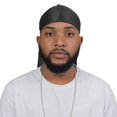 thumbnail image 4 of Durag ForceWave Silky 360 Wave para hombre y mujer, color negro, 4 of 7