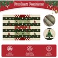 thumbnail image 6 of Green Merry Christma Placemats, Winter Seasonal Christmas Kitchen Dining Table Decoration for Home Party Indoor 12x18 Inch (6pcs), 6 of 6