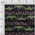 thumbnail image 1 of oneOone Polyester Lycra Fabric Leaves & Floral Artistic Print Sewing Fabric BTY 56 Inch Wide, 1 of 4