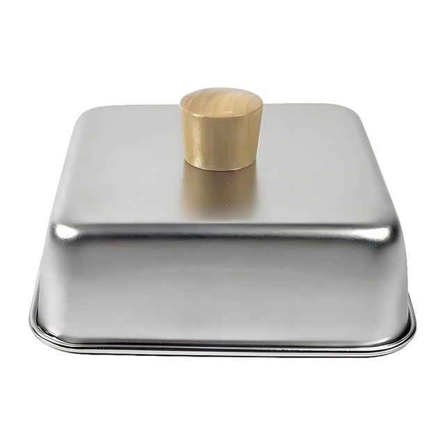 Tapa cuadrada para rociar al vapor, ideal para buffets, regalos de cocina y exteriores. 21 cm