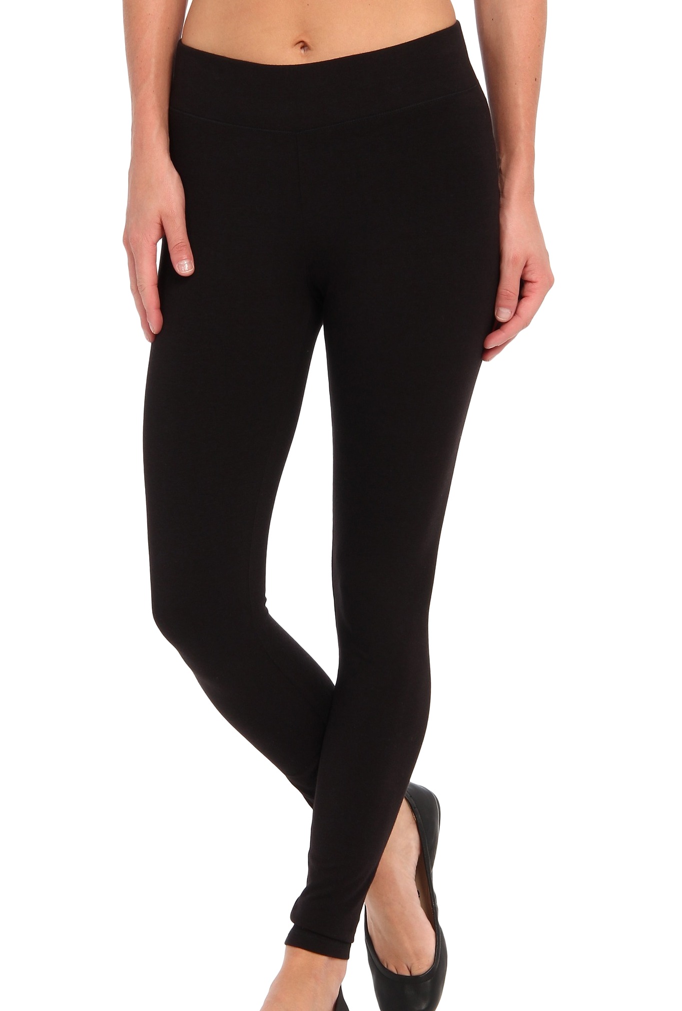 Hue Hue NEW Deep Black Womens Size Large L Stretch Skinny Legging