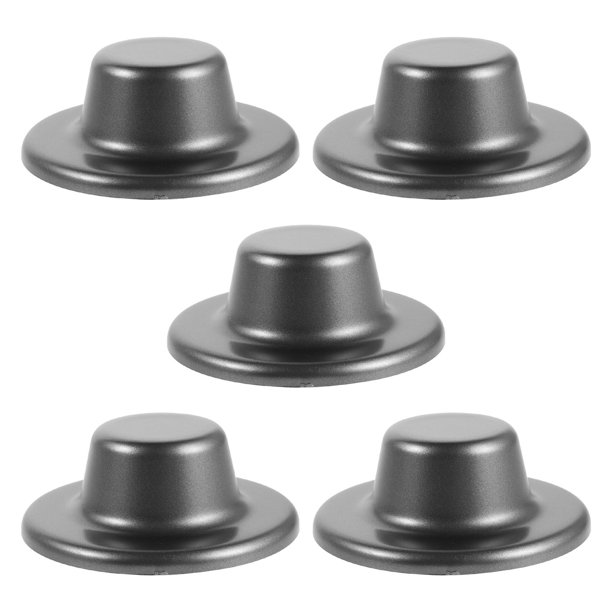 OULII 5Ud Tapón Para Huecos De Aire Acondicionado Cubierta De Pared Plástico Negro Resistente