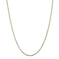 thumbnail image 1 of 14k Yellow Gold 24 Inch 1.8mm Rope Chain Necklace Pendant Charm, 1 of 7